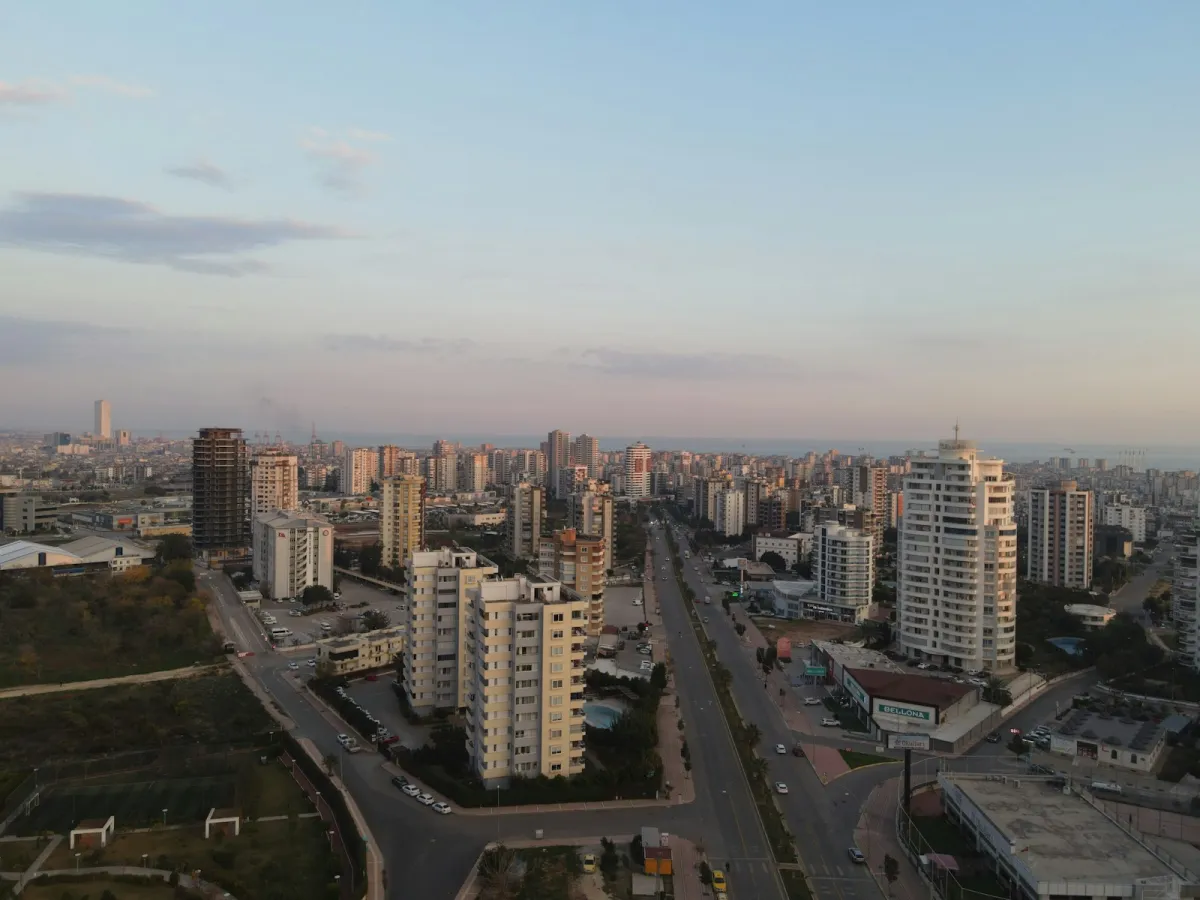 Mersin web tasarım – Mersin şehir merkezi havadan görünüm