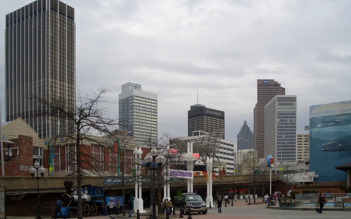 Web design in Atlanta: Downtown Atlanta, Georgia, USA