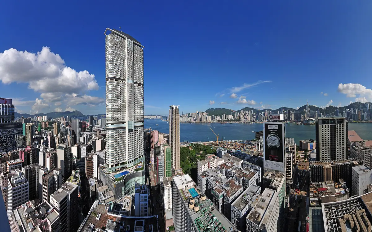 Web design in Barcelona: Hong Kong: View from Tsim Sha Tsui, Kowloon to Hongkong Island