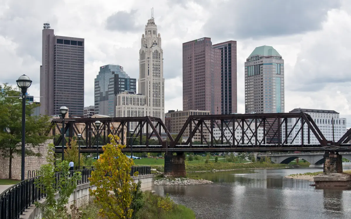 Web design in Columbus: Columbus skyline