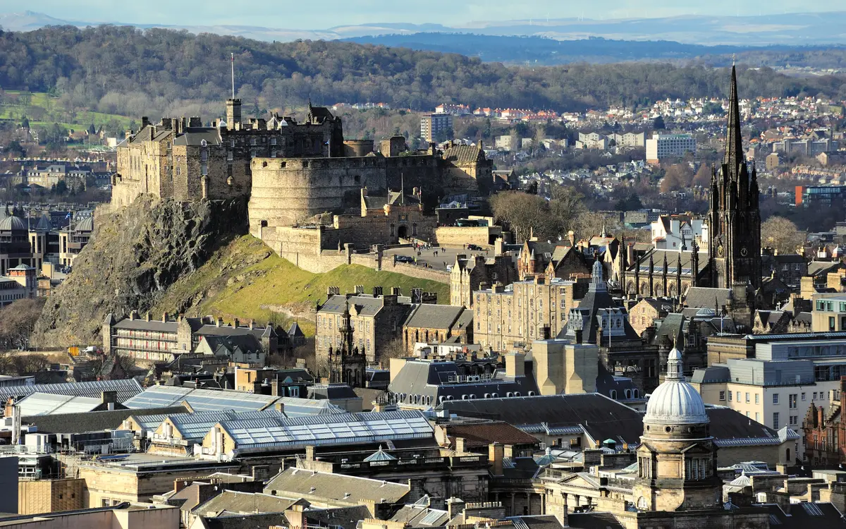 Web design in Edinburgh: Edinburgh skyline