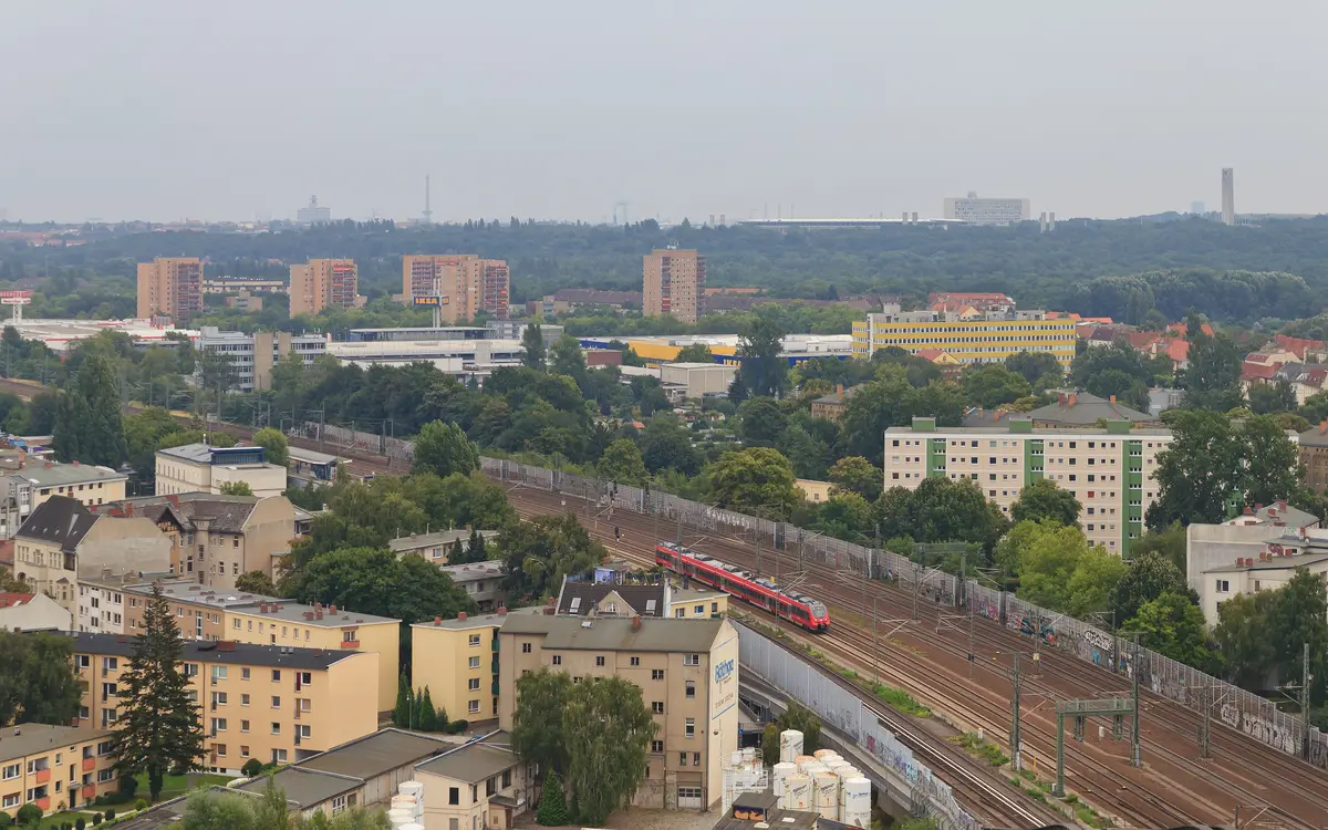 Web design in Hamburg: View from the tower of Spandau town hall, Berlin