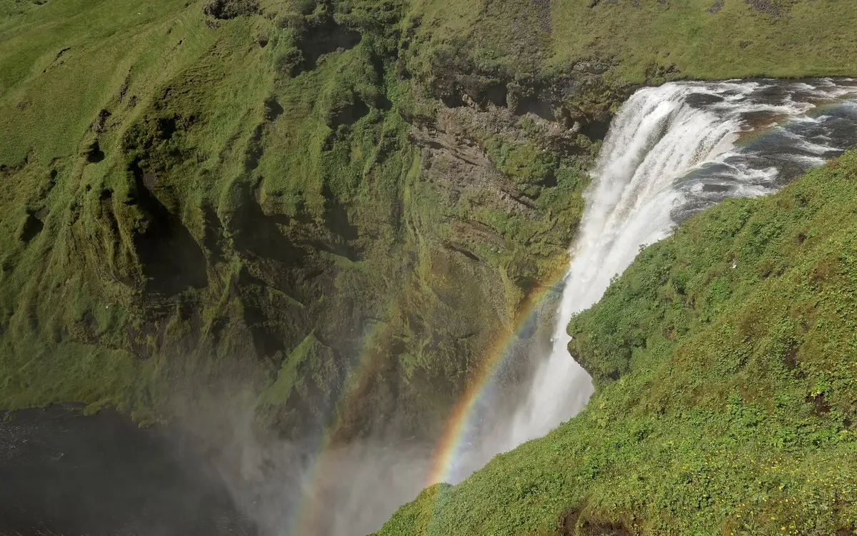 Web design in Iceland: Skógafoss Waterfall, Iceland