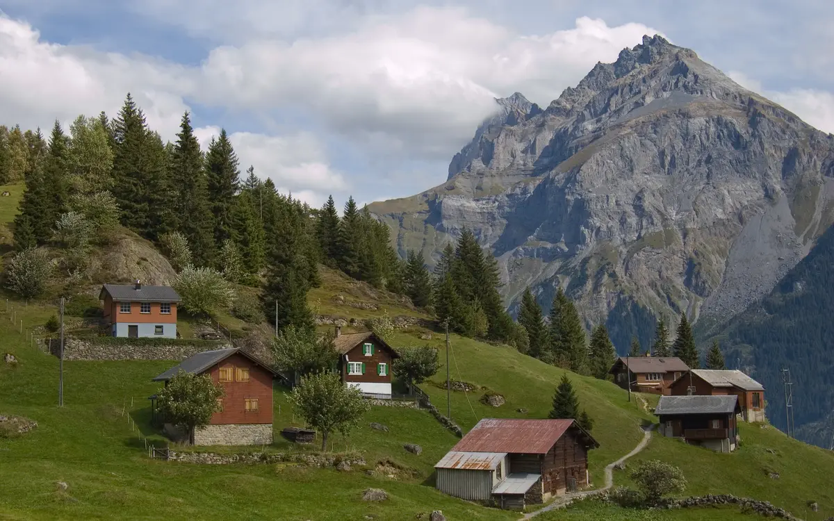 Web design in Switzerland: Switzerland landscape
